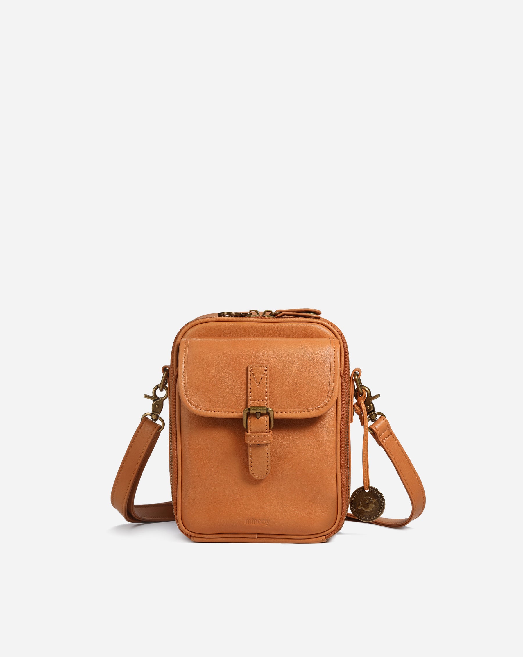 Brown mini crossbody bag best sale